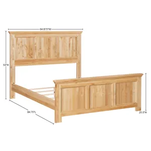 Emmerson Flat Panel Bed - Tall Footboard