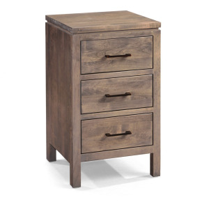 2 West 3 Drawer Nightstand