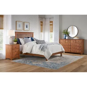Shaker Slat Bed - Low Footboard