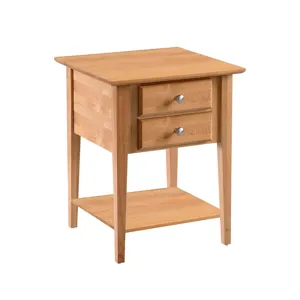 Shaker 2 Drawer End Table