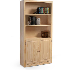 Pine Bookcases Pine Bookcase 36 X 72 Doors