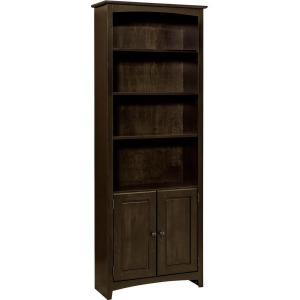 Alder Bookcase 30 x 84 - Doors