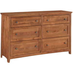 Emmerson 6 Drawer Dresser - Tuscan Brown
