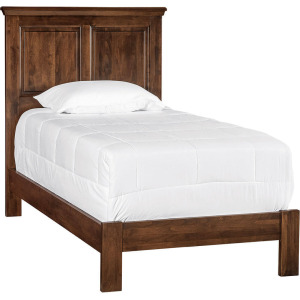 Heritage Raised Panel Bed - Low Footboard