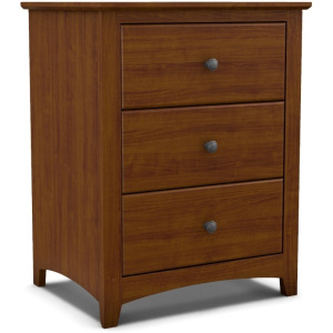 Shaker 3 Drawer Wide Nightstand