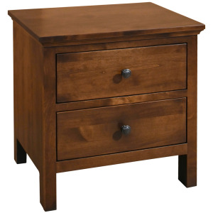 Heritage 2 Drawer Wide Nightstand