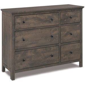 Heritage 6 Drawer Combo Dresser