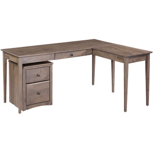 Modular Home Office Large Writing Desk with Universal Return