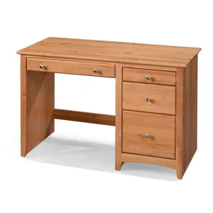 Modular Home Office 4 Drawer Desk Overhang Top