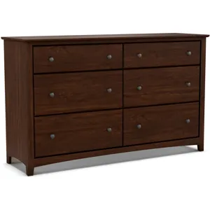 Shaker 6 Drawer Dresser