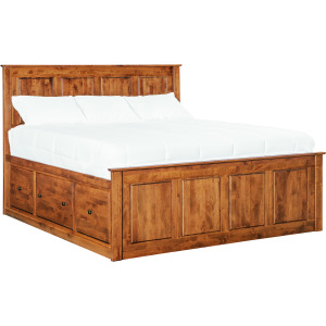 Shaker Chest Bed Headboard Raised Panel - California King