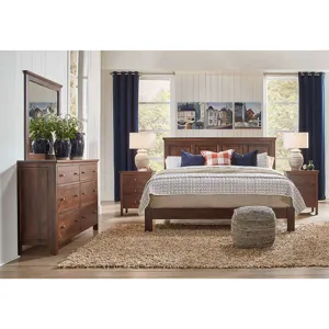 Heritage Raised Panel Bed - Low Footboard