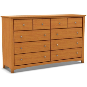 Shaker 10 Drawer Dresser