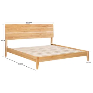 2 West Modern Platform Bed - King