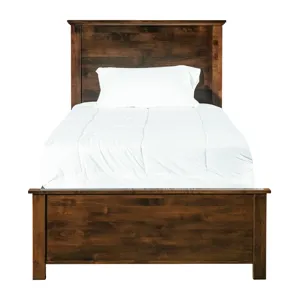 Portland Plank Bed - Storage Pedestals