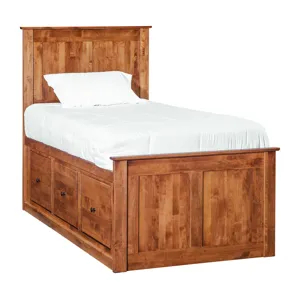 Shaker Chest Bed Footboard Raised Panel - Twin