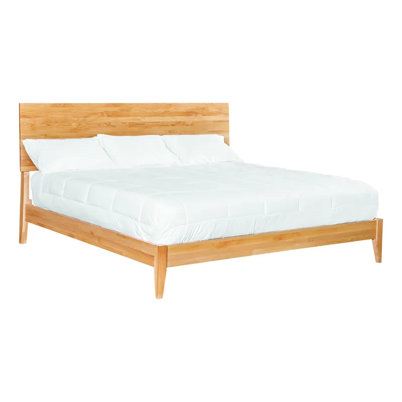 2 West Modern Platform Upholstered Bed