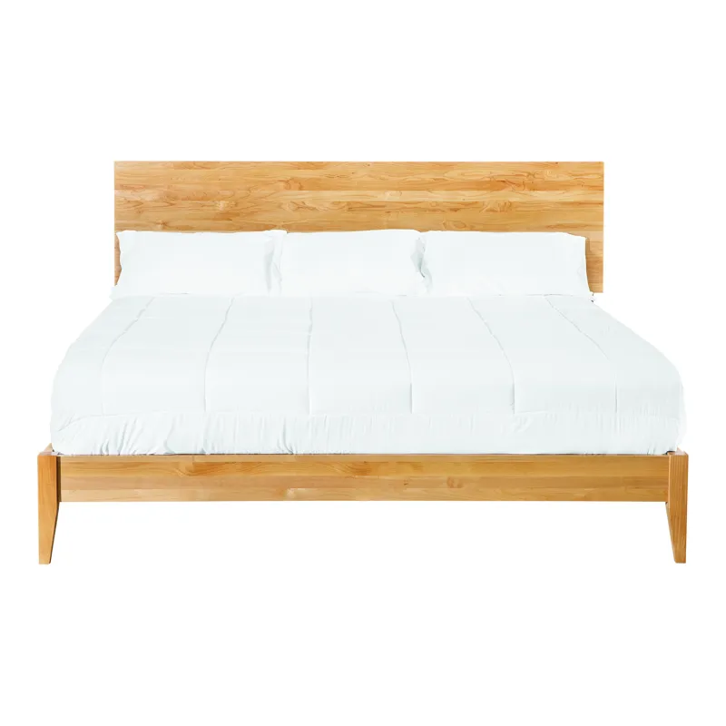 2 West Modern Platform Upholstered Bed