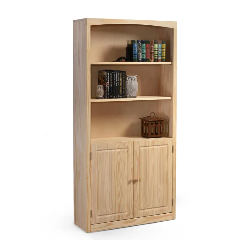 Pine Bookcases Pine Bookcase 36 X 72 Doors