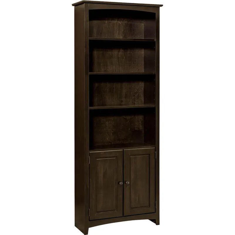 Archbold-Furniture-Alder-Bookcase-30x84-Doors-63084D.jpg