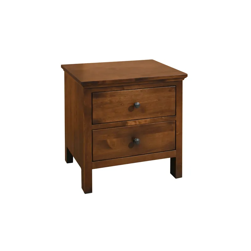 Heritage 2 Drawer Wide Nightstand