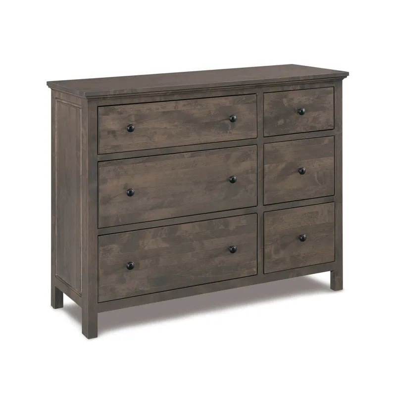 Heritage 6 Drawer Combo Dresser