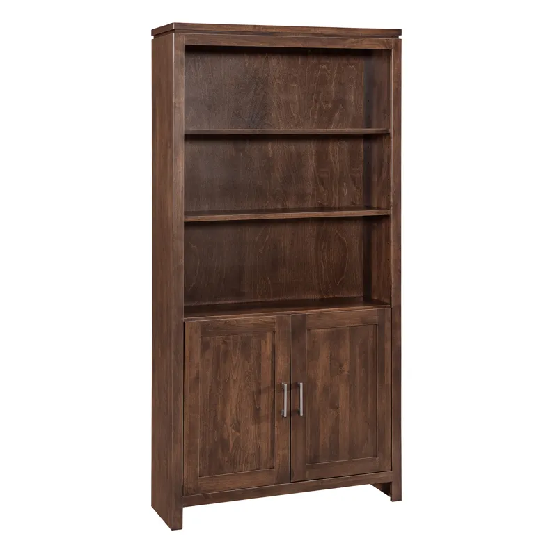 2 West Bookcases 2 West Bookcase 36 x 72 - Doors
