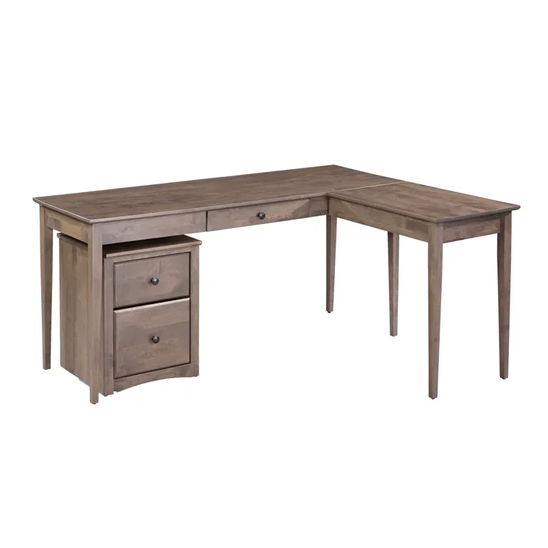 Modular Home Office Large Writing Desk with Universal Return