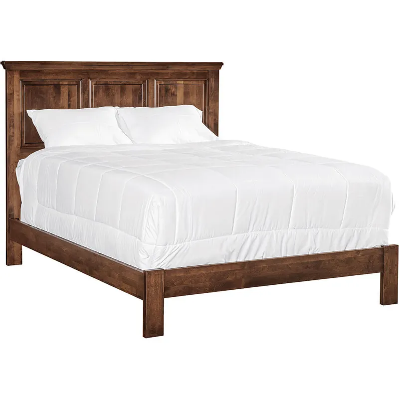 Heritage Raised Panel Bed - Low Footboard