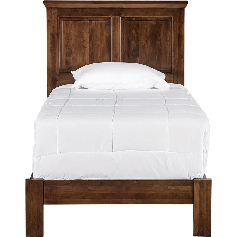 Heritage Raised Panel Bed - Low Footboard