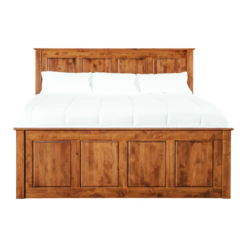 Shaker Chest Bed Footboard Raised Panel - King