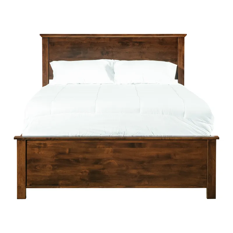 Portland Plank Bed - Storage Pedestals