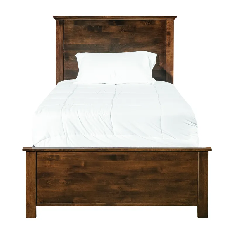 Portland Plank Bed - Storage Pedestals