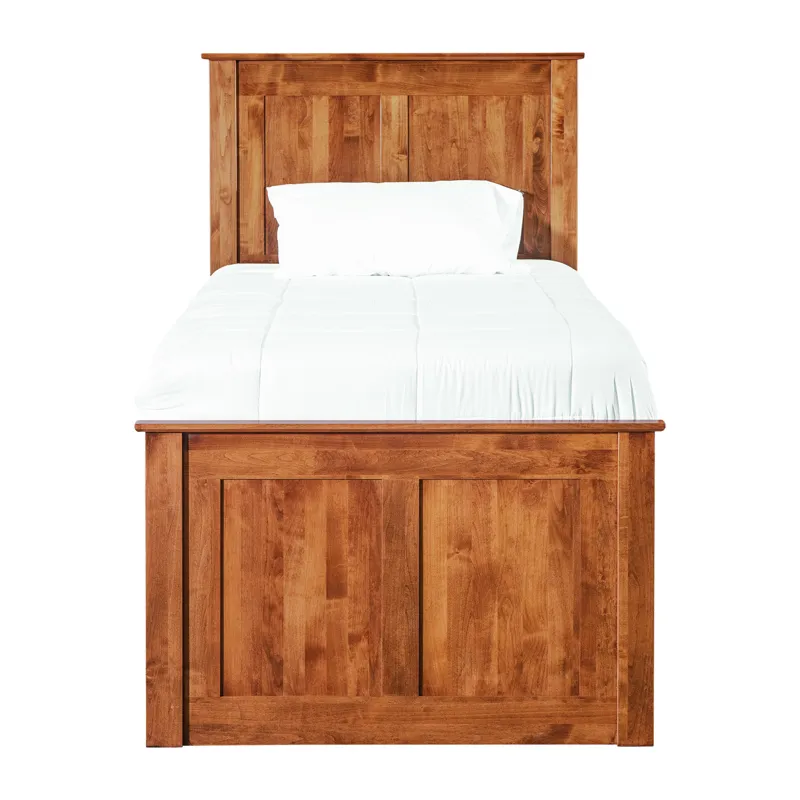 Shaker Chest Bed Footboard Raised Panel - Twin