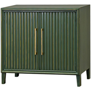 FINLEY GREEN TWO DOOR CONSOLE