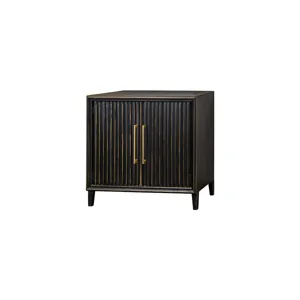 FINLEY BLACK TWO DOOR CONSOLE