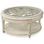 Provenance Round Cocktail Table - Linen