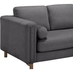 Bi Sectional Sofa 84in & Ottoman Tr