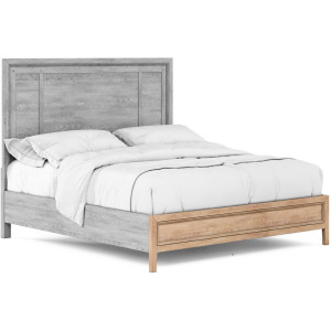 Post King Panel Bed Footboard