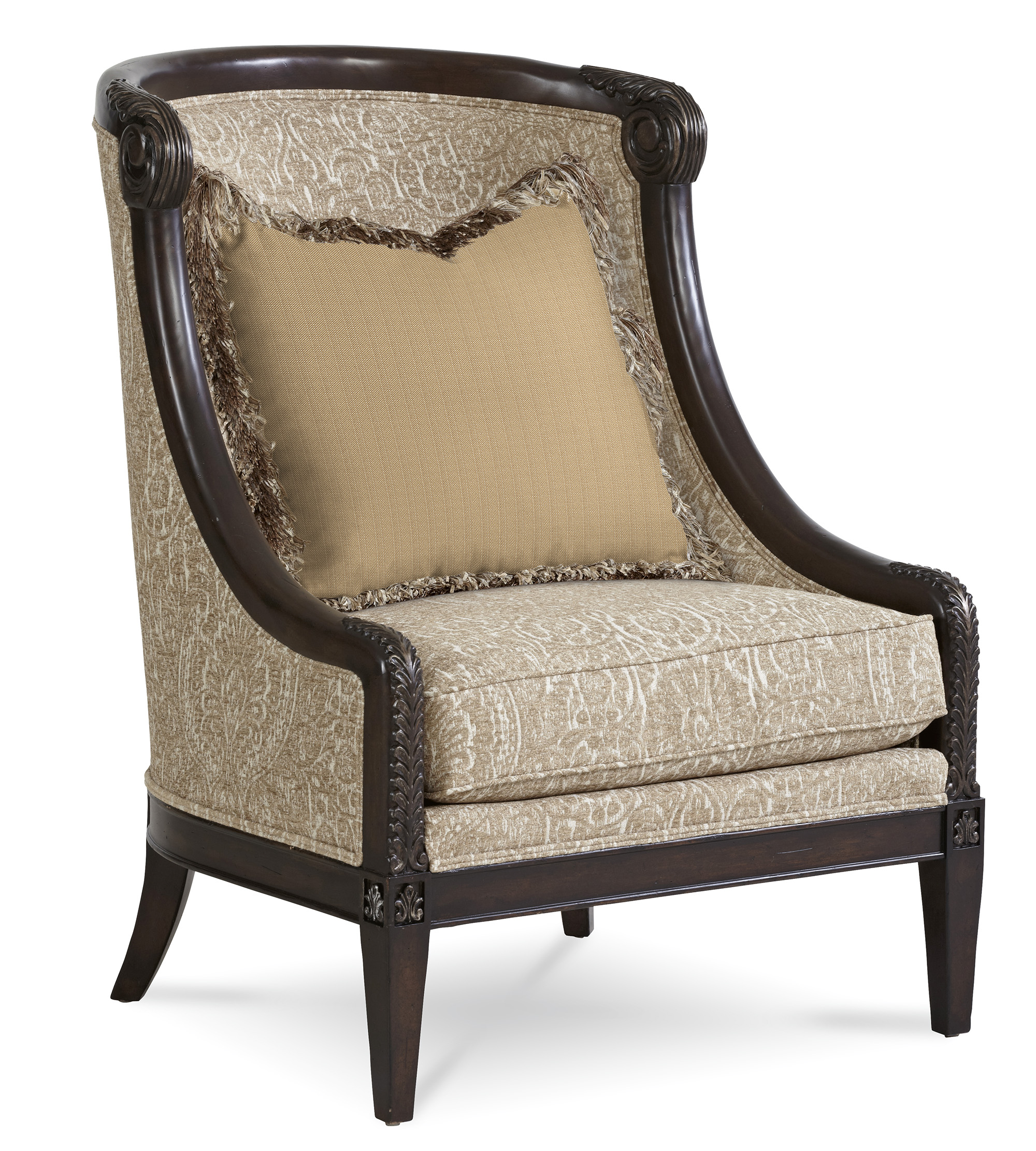 Carved Wood Accent Chair NIS116406285 by ART Furniture at The Furniture