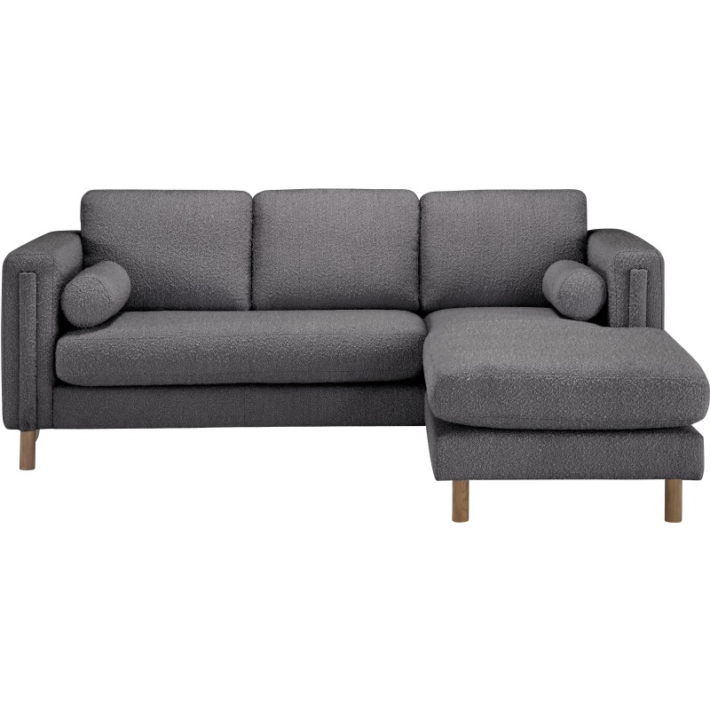 Bi Sectional Sofa 84in & Ottoman Tr