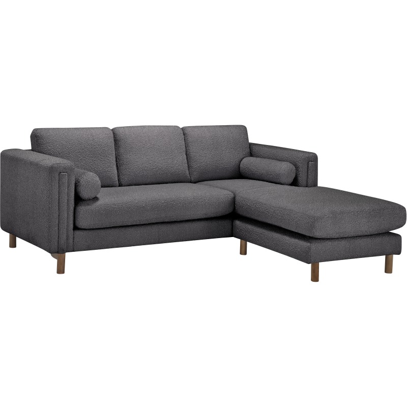 Bi Sectional Sofa 84in & Ottoman Tr