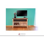 52in TV Stand w/2 drawers and 1 iron mesh door