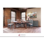 Antique Teal Dining Table