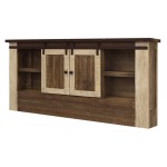 Antique King Storage Headboard