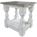Stone Chairside Table