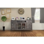 Moro 70" TV Stand w/2 Drawer, 2 Door & 2 Glass Door