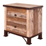 Antique 2 Drawer Nightstand