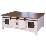 Pueblo White Cocktail Table