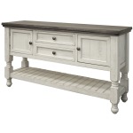 2 Drawer, 2 Doors, Shelf Sofa Table